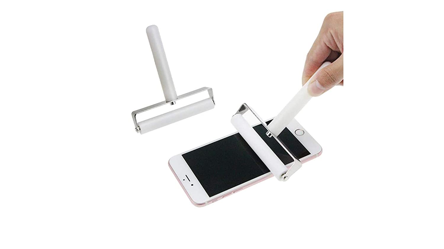 Ekavir Mobile Phone Pressure Screen Lamination Silicone Roller for Phone and Laptop Screen