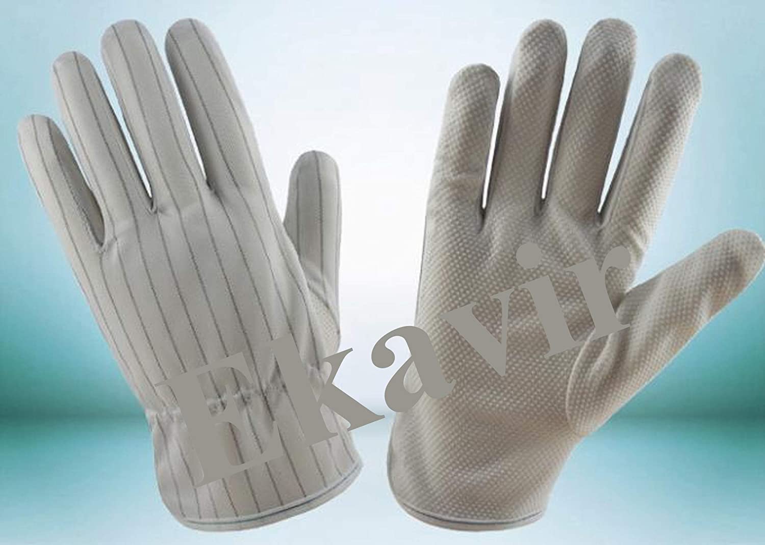 Ekavir ESD Safe Hand Gloves, Anti Static Hand Gloves, for Electronics Product use Computer, Mobile Repair Etc. (2 Pair)