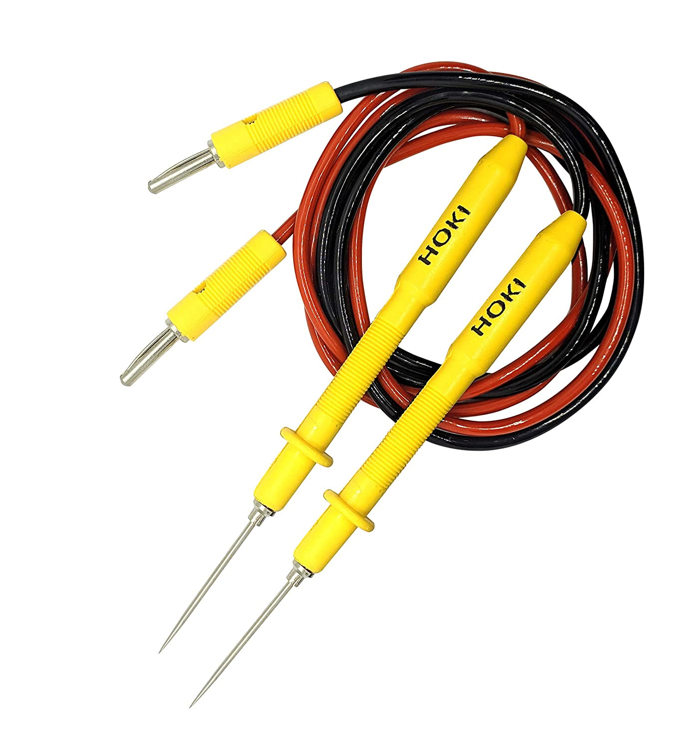 Ekavir Test Lead Cable for Digital Multimeter Long Pin Silicone Probs Universal (Long Needle)
