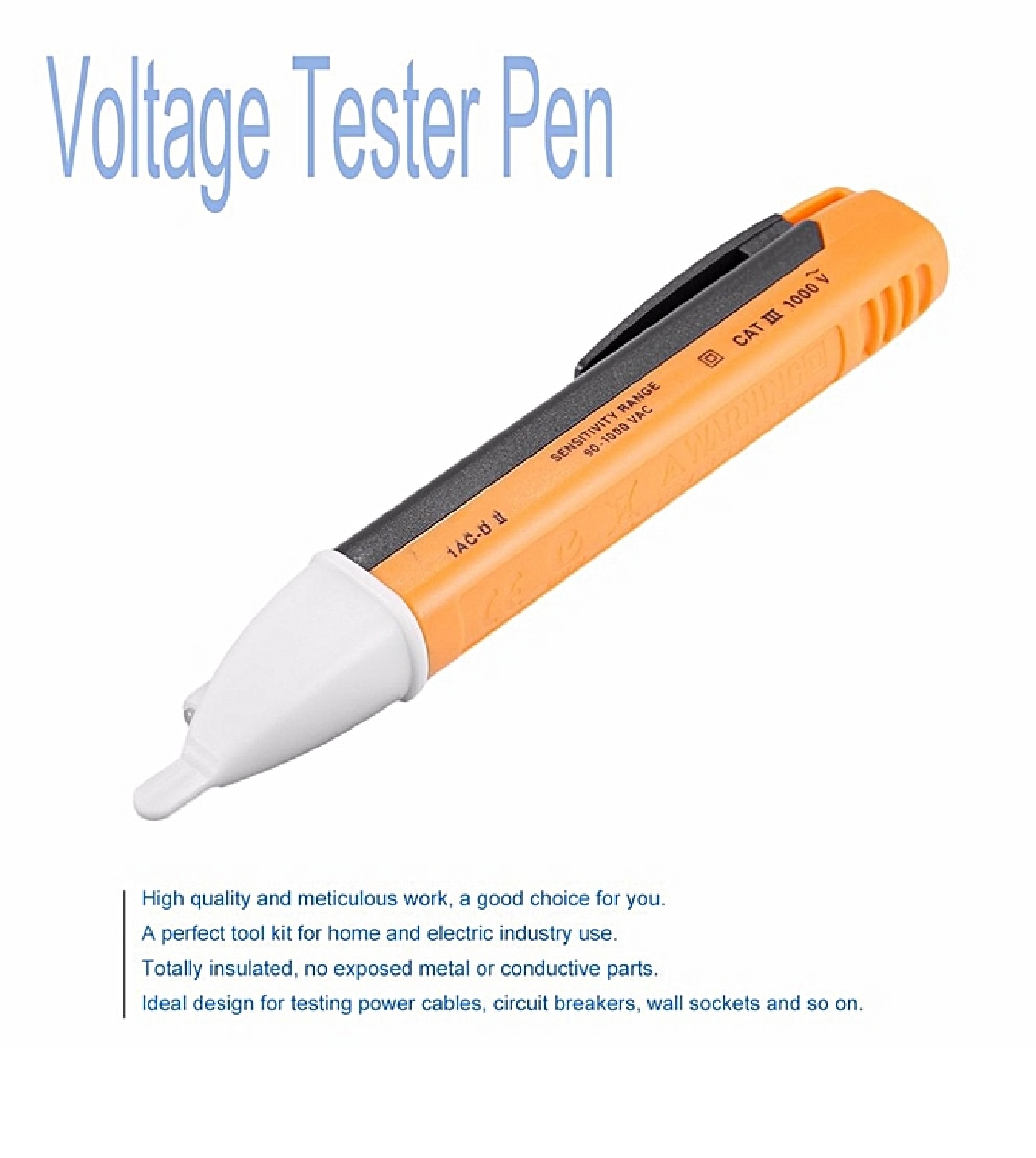 Non Contact Electricity Voltage Tester, Best Quality Power Tester Pen Use For High and Low Voltage